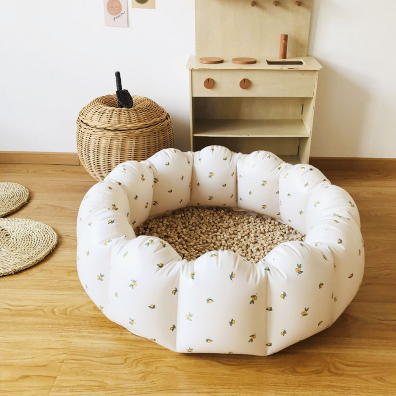 Inflatable Hot Tub - Opvouwbare opblaasbare babybadjes Zwembad Bloemvormige PVC