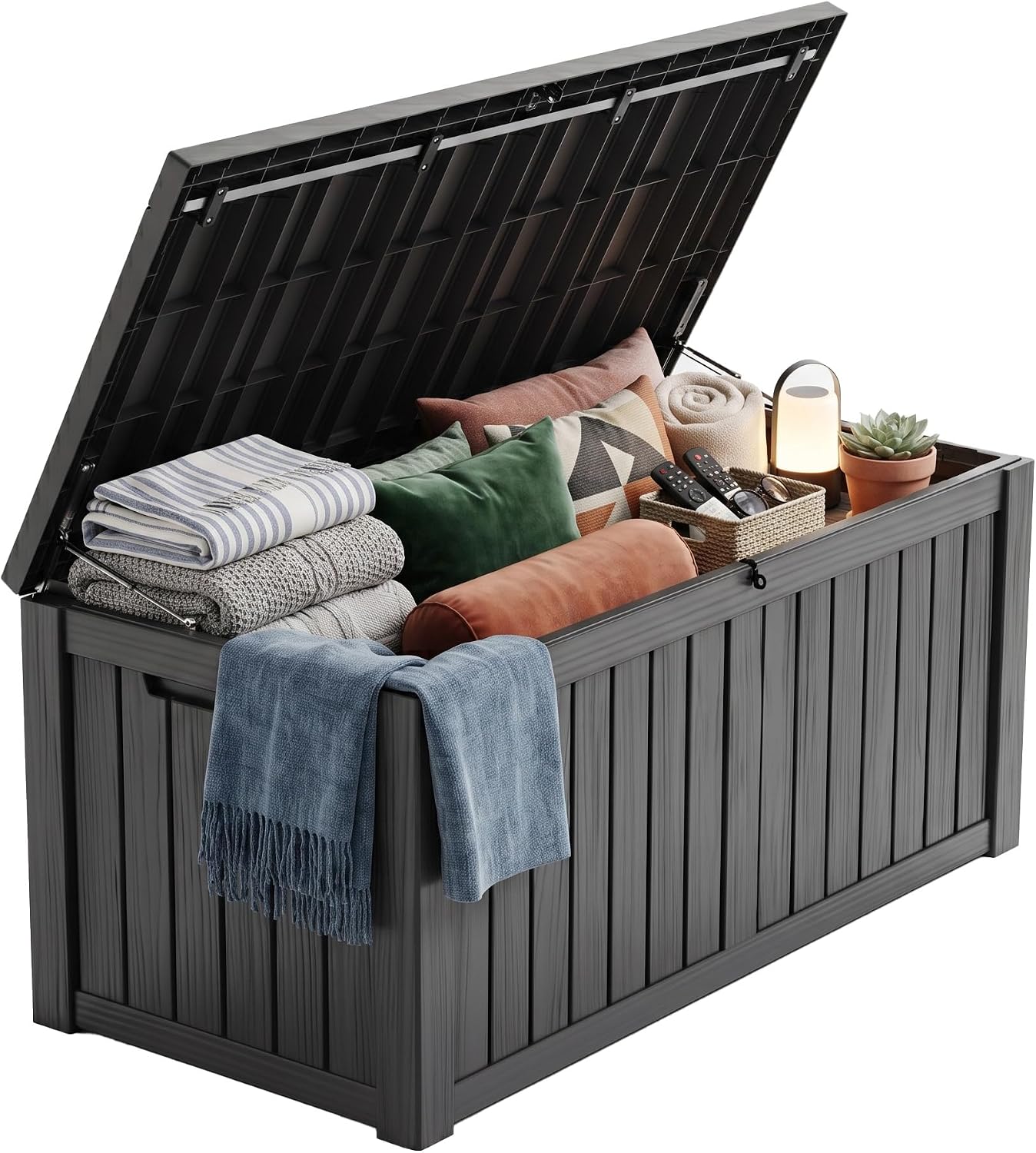Outdoor Furniture Cushion - 200 Gallon afsluitbare hars opbergbox, waterdicht