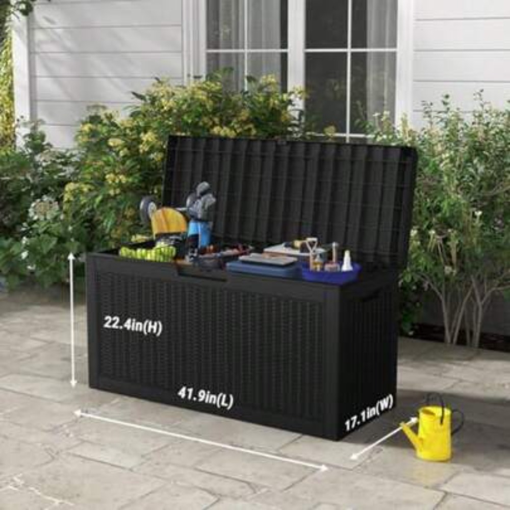 Outdoor Furniture Cushion - Buitenopslagbox, Deckbox, Waterdichte Rattan-look Hars Tuinmeubel