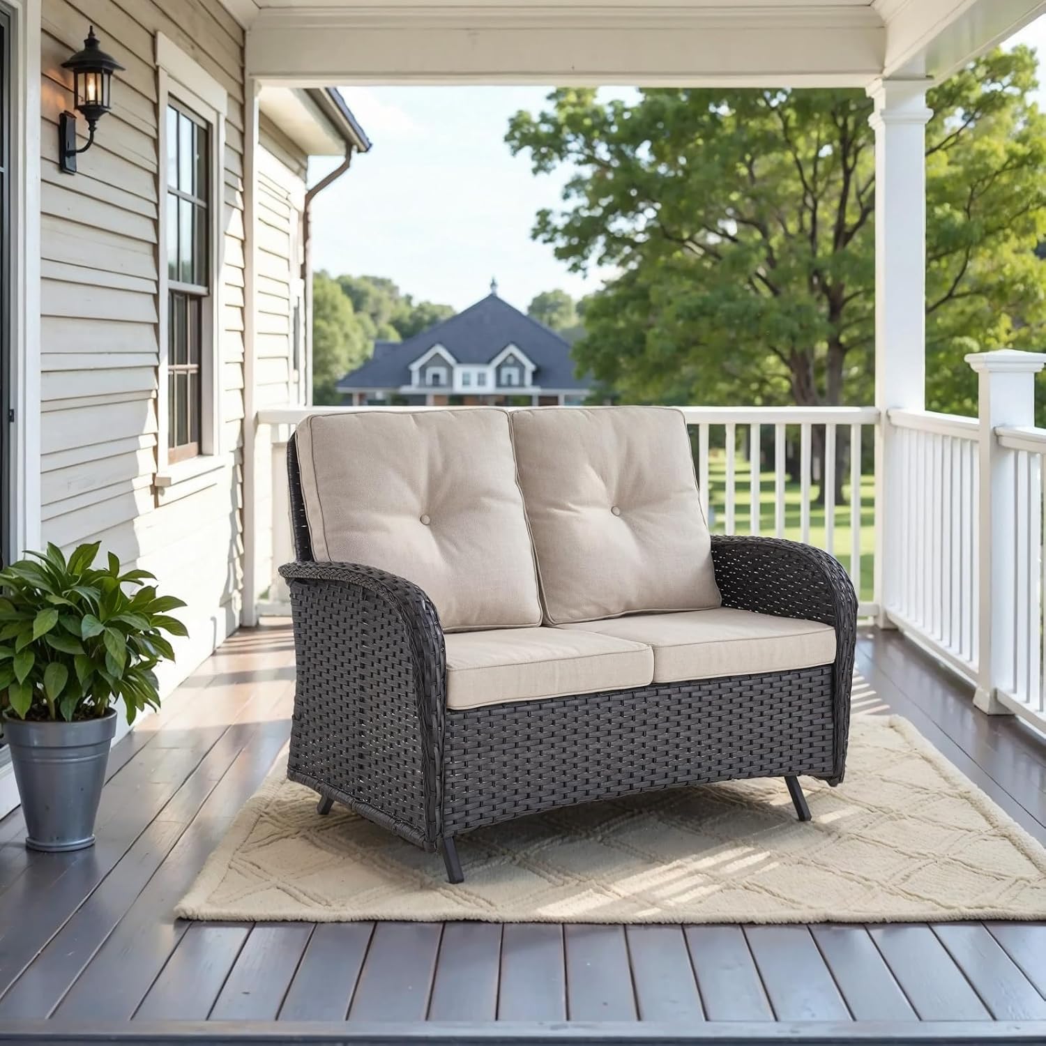 Outdoor Furniture Loveseat - Buitenligstoelbank voor op het terras -