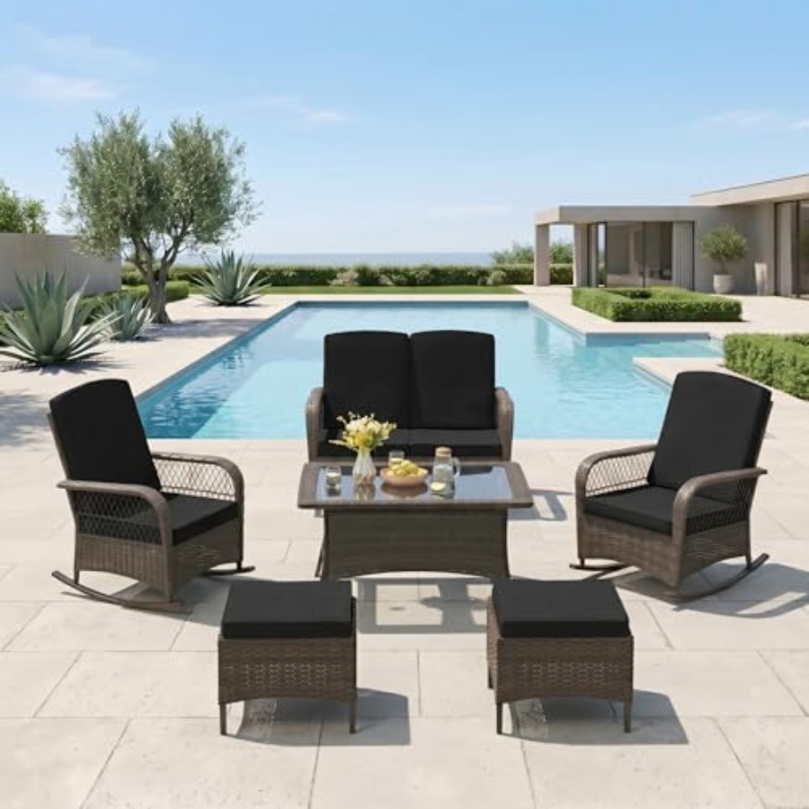 Outdoor Furniture Loveseat - Tuinmeubelset Buiten Rieten Stoel Wicker Bank