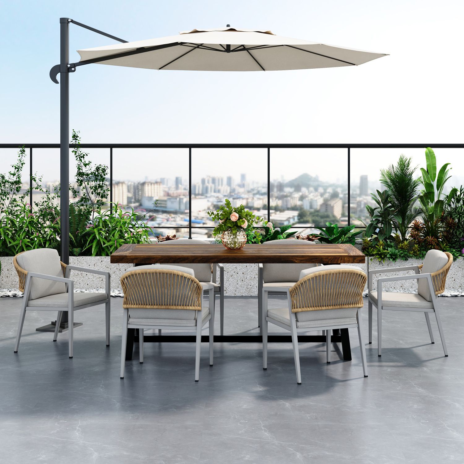 Outdoor Furniture Brands - Outdoor Eetkamerstoel Set 2 Stuks Rieten