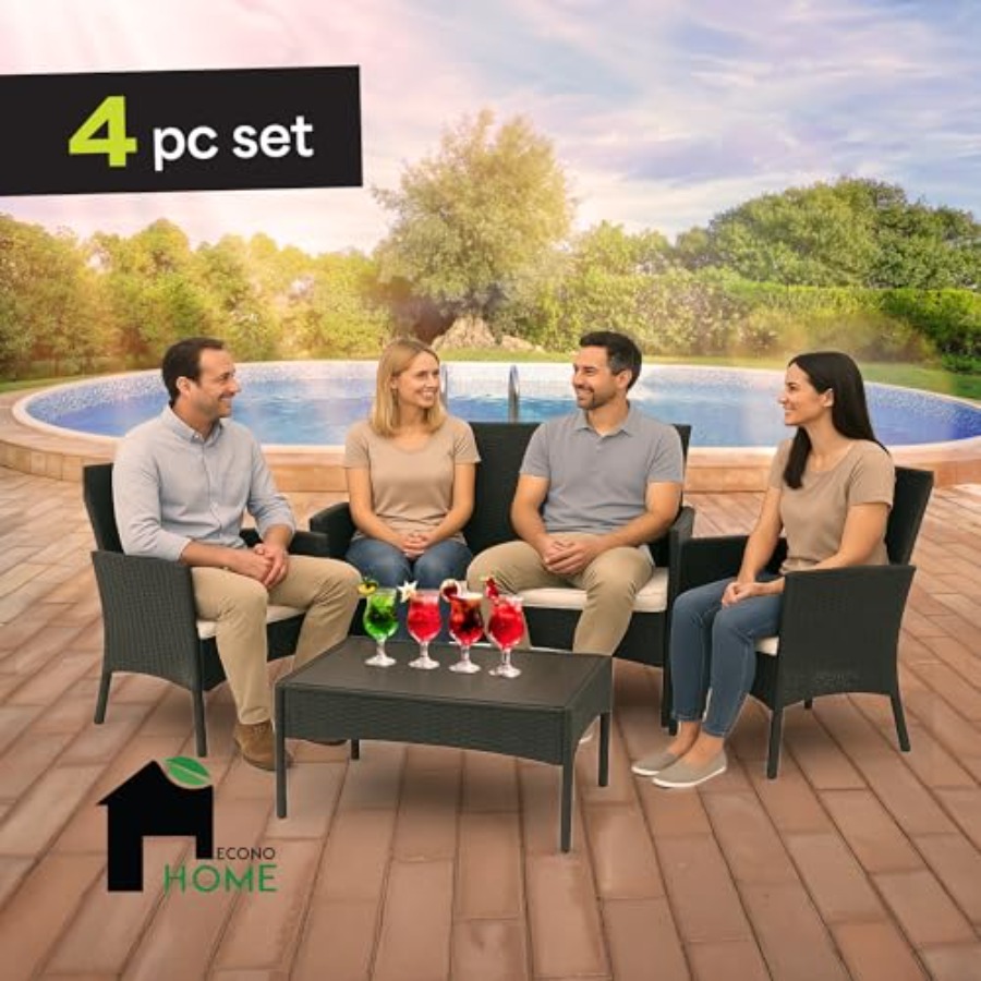4-delige tuinmeubelset - Tuins - Outdoor Furniture Loveseat recensie en prijs