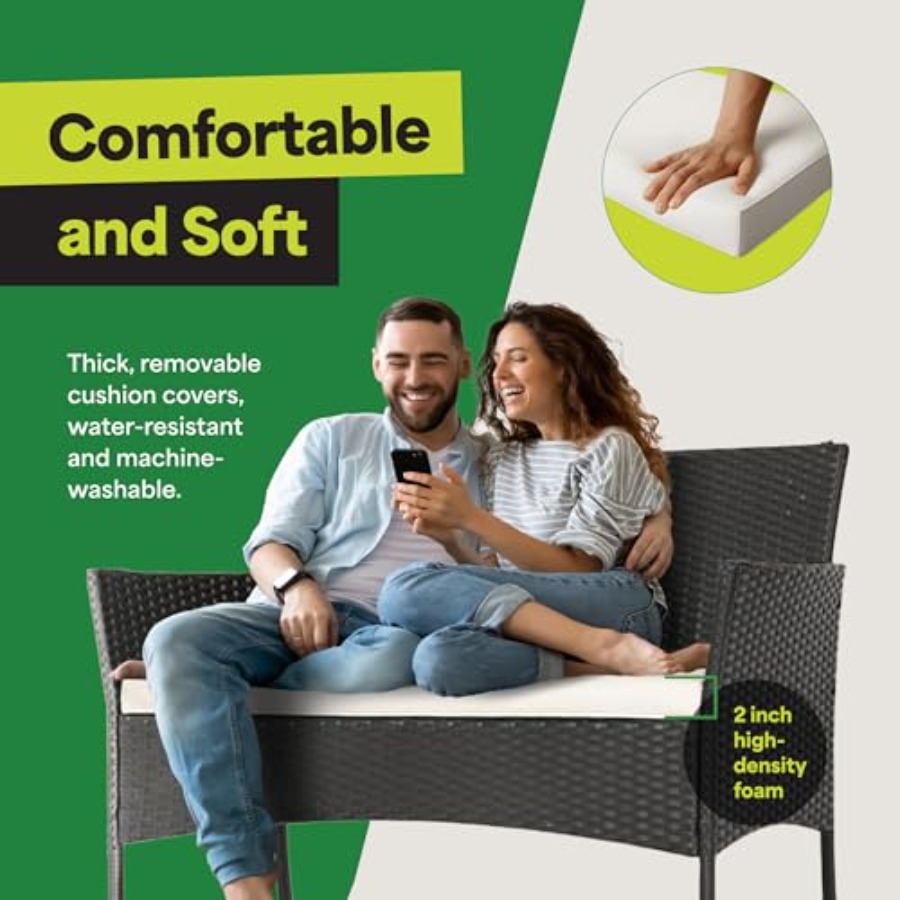 4-delige tuinmeubelset - Tuins - Outdoor Furniture Loveseat recensie en prijs
