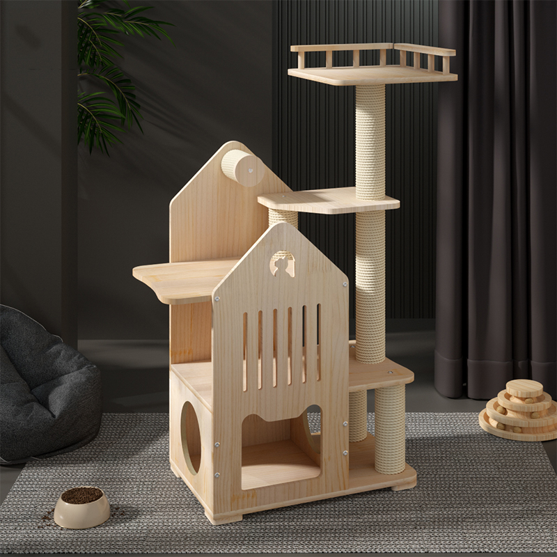 Moderne Luxe Houten Kattenboom - Outdoor Furniture Luxury recensie en prijs