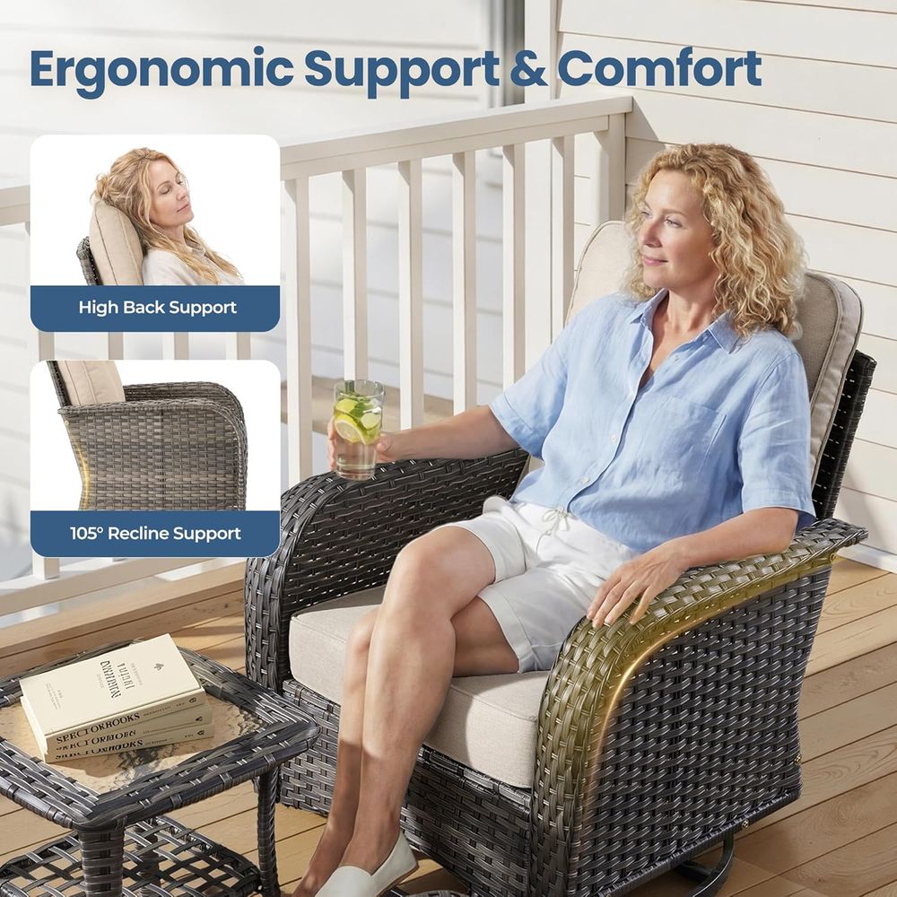 5-delige wicker tuinmeubelense - Outdoor Furniture Loveseat recensie en prijs