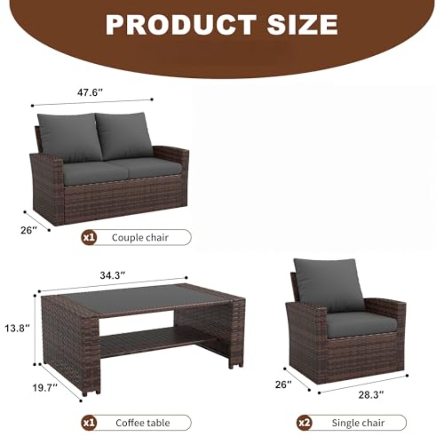 Tuinmeubelset, Buitenmeubelset - Outdoor Furniture Loveseat recensie en prijs