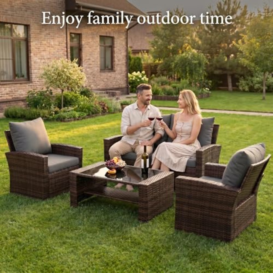 Tuinmeubelset, Buitenmeubelset - Outdoor Furniture Loveseat recensie en prijs