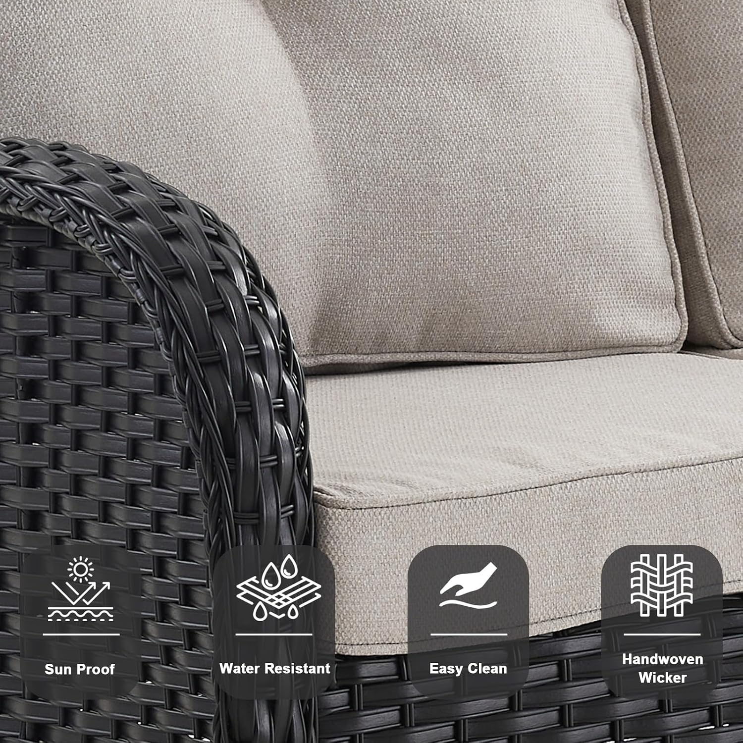 Buitenligstoelbank voor op het - Outdoor Furniture Loveseat recensie en prijs
