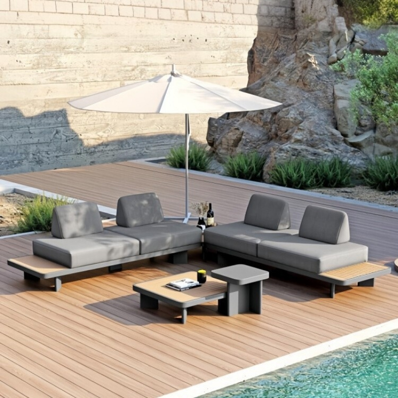 Tuinmeubels loungeset van alum - Outdoor Furniture Balcony recensie en prijs