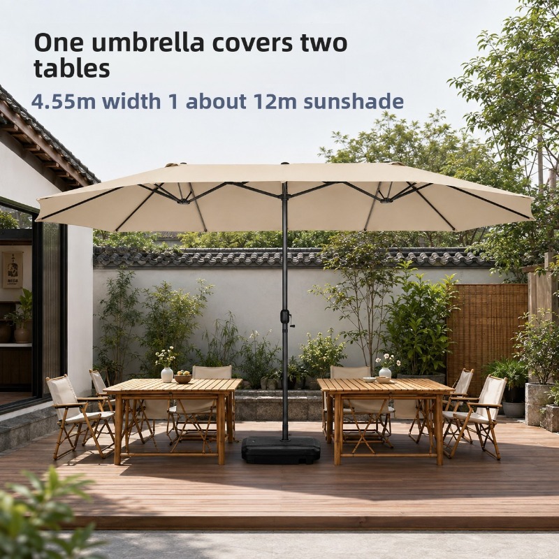 Buitenparasol met grote centra - Outdoor Furniture Umbrella recensie en prijs