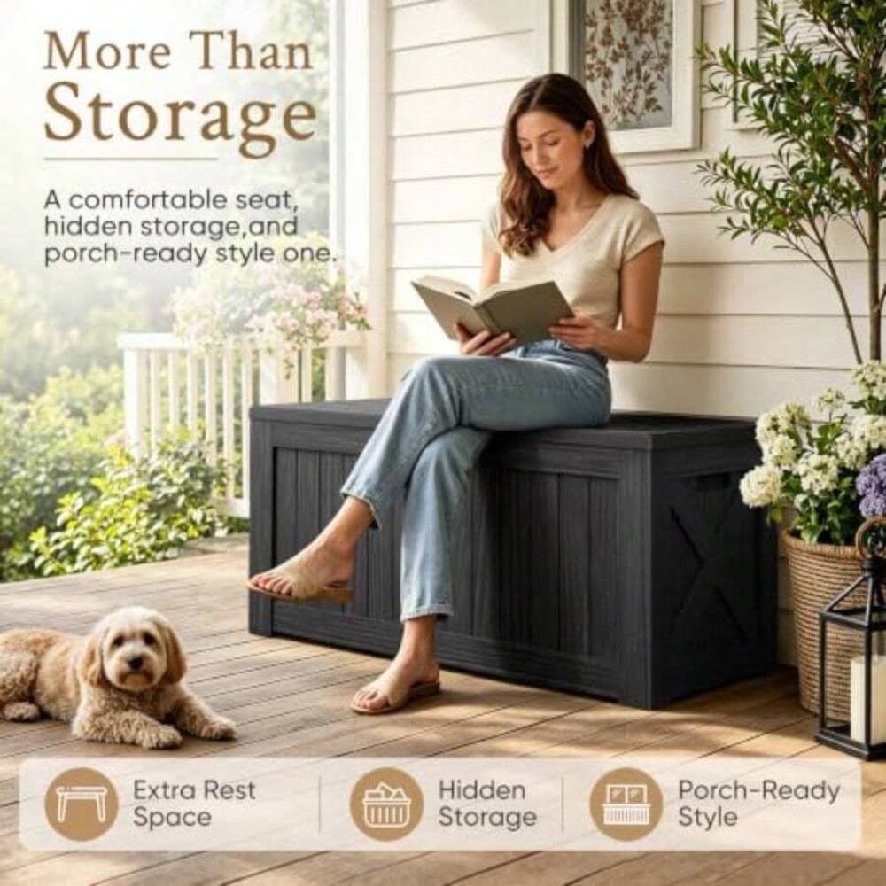 120 Gallon Deck Box Buitenopsl - Outdoor Furniture Balcony recensie en prijs