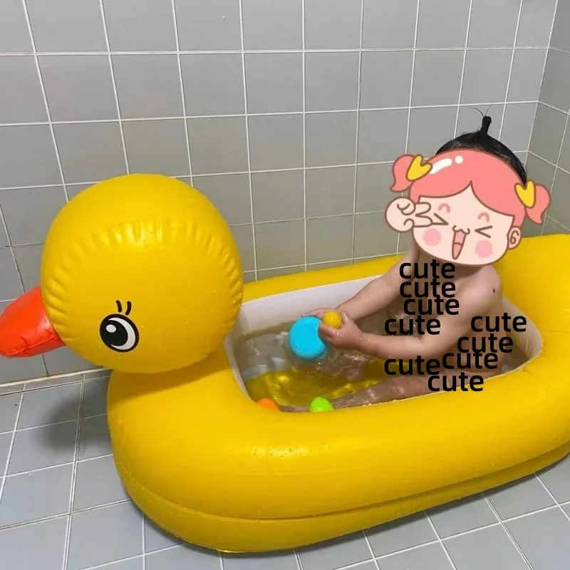 Lichtgewicht PVC Cartoon Eend  - Inflatable Hot Tub recensie en prijs