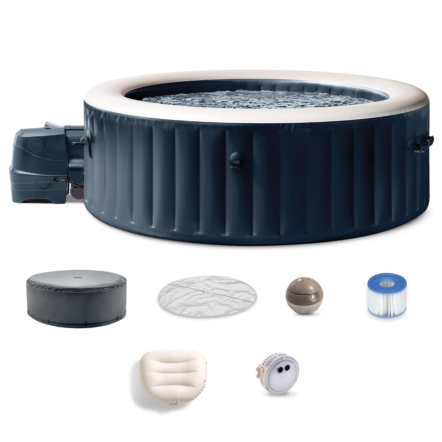 6-persoons rond opblaasbaar bu - Inflatable Hot Tub recensie en prijs