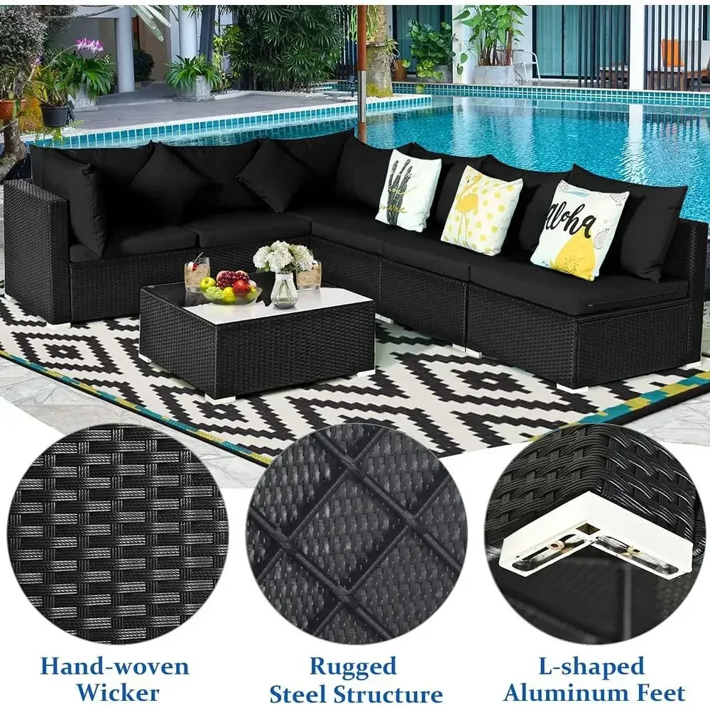 6-persoons buitenmeubelset van - Outdoor Furniture Balcony recensie en prijs