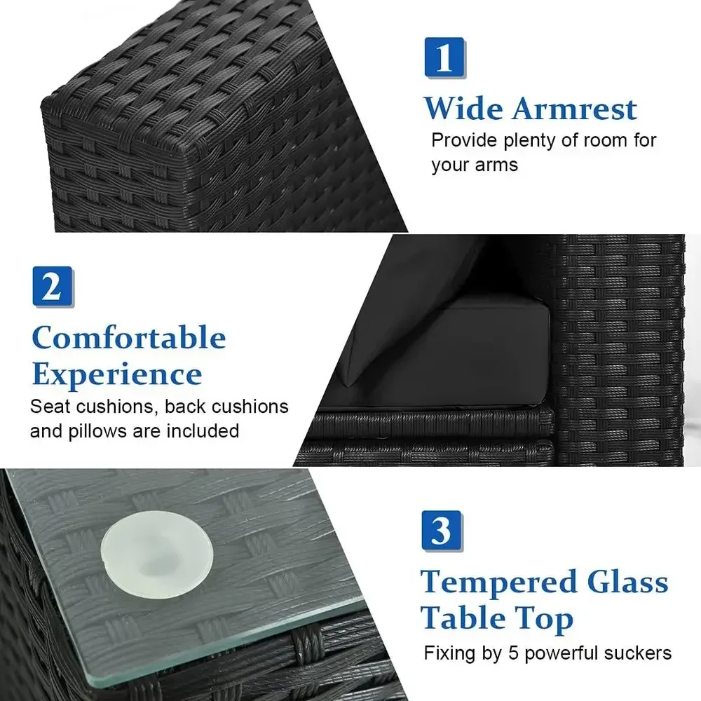 6-persoons buitenmeubelset van - Outdoor Furniture Balcony recensie en prijs